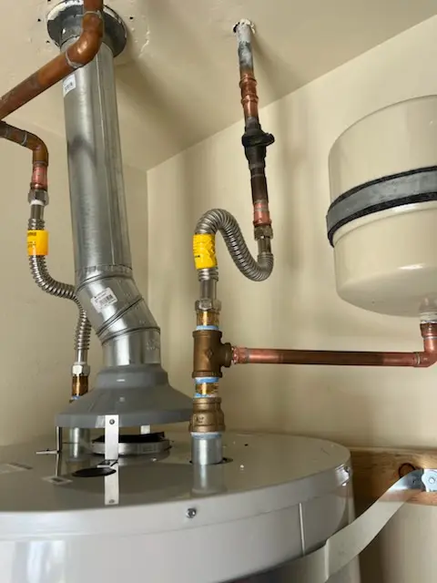 Water heater installation and plumbing repair in Paola